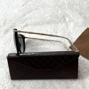 NWB Authentic Gucci GG3771s Oversized Sunglasses Gray-Black Gold Gucci | Accessories | Nwb Authentic Gucci Gg377s Oversized  main image 3